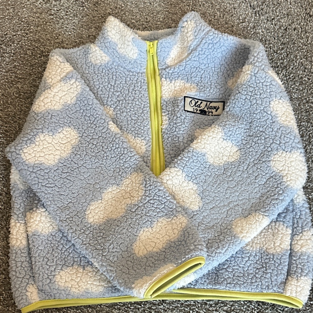 Old Navy Blue and White Kids Jacket